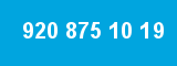 920 875 10 19 920 875 10 19